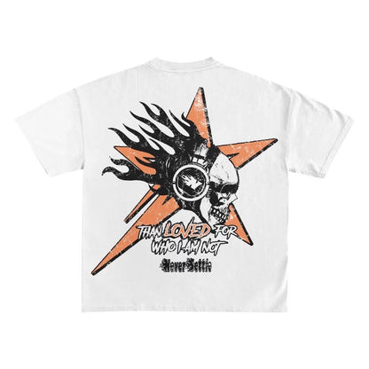 HATE IT OR LOVE IT Black, White & Orange T-shirt