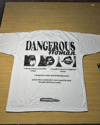 DANGEROUS WOMEN White T-shirt