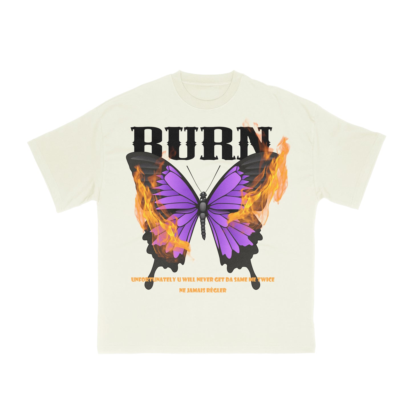 BURN Cream T-shirt