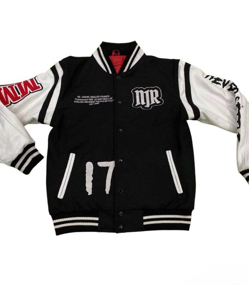 NJR VARSITY JACKET Brown