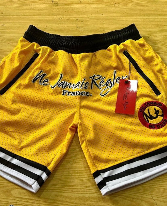 PLAYOFF Yellow Shorts