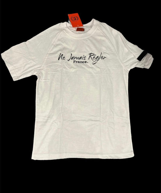 RÉGLER SIGNATURE Silver & Black T-shirt