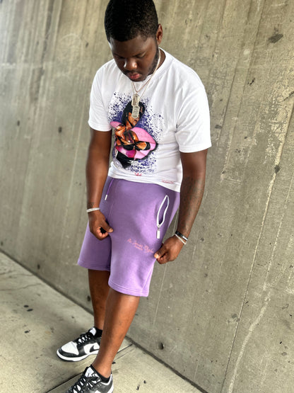 CLASSIC RÉGLER Purple Shorts