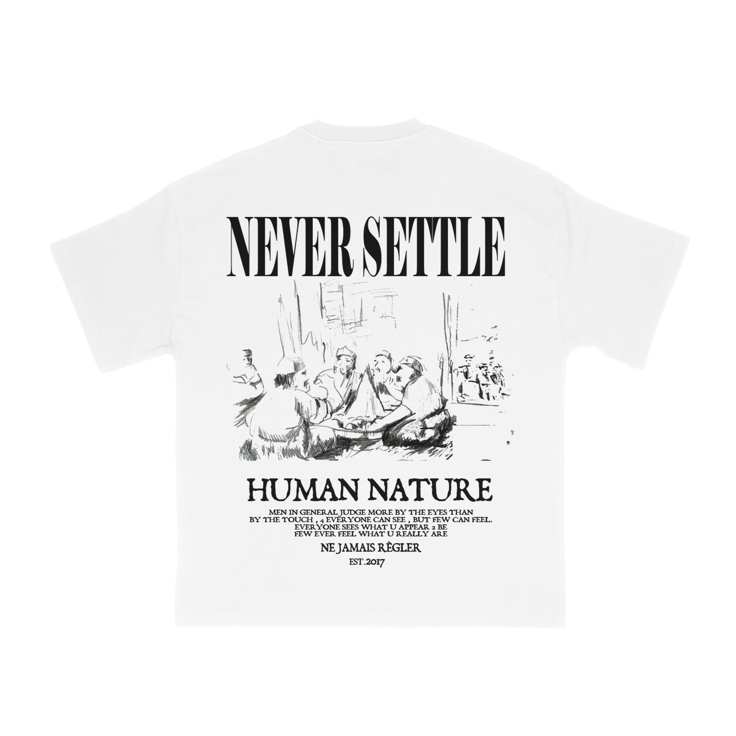 HUMAN NATURE White T-Shirt