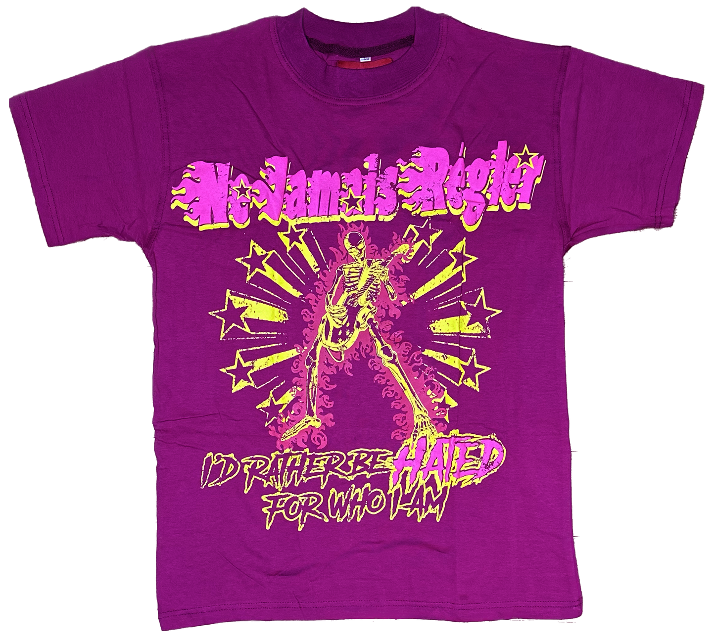 HATE IT OR LOVE IT Purple, Pink & Yellow T-shirt