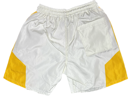 NJR FRANCE Yellow & White Shorts