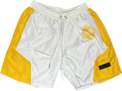 NJR FRANCE Yellow & White Shorts