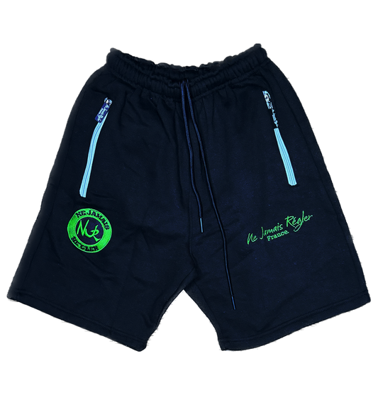 CLASSIC SWEAT Black & Green Short