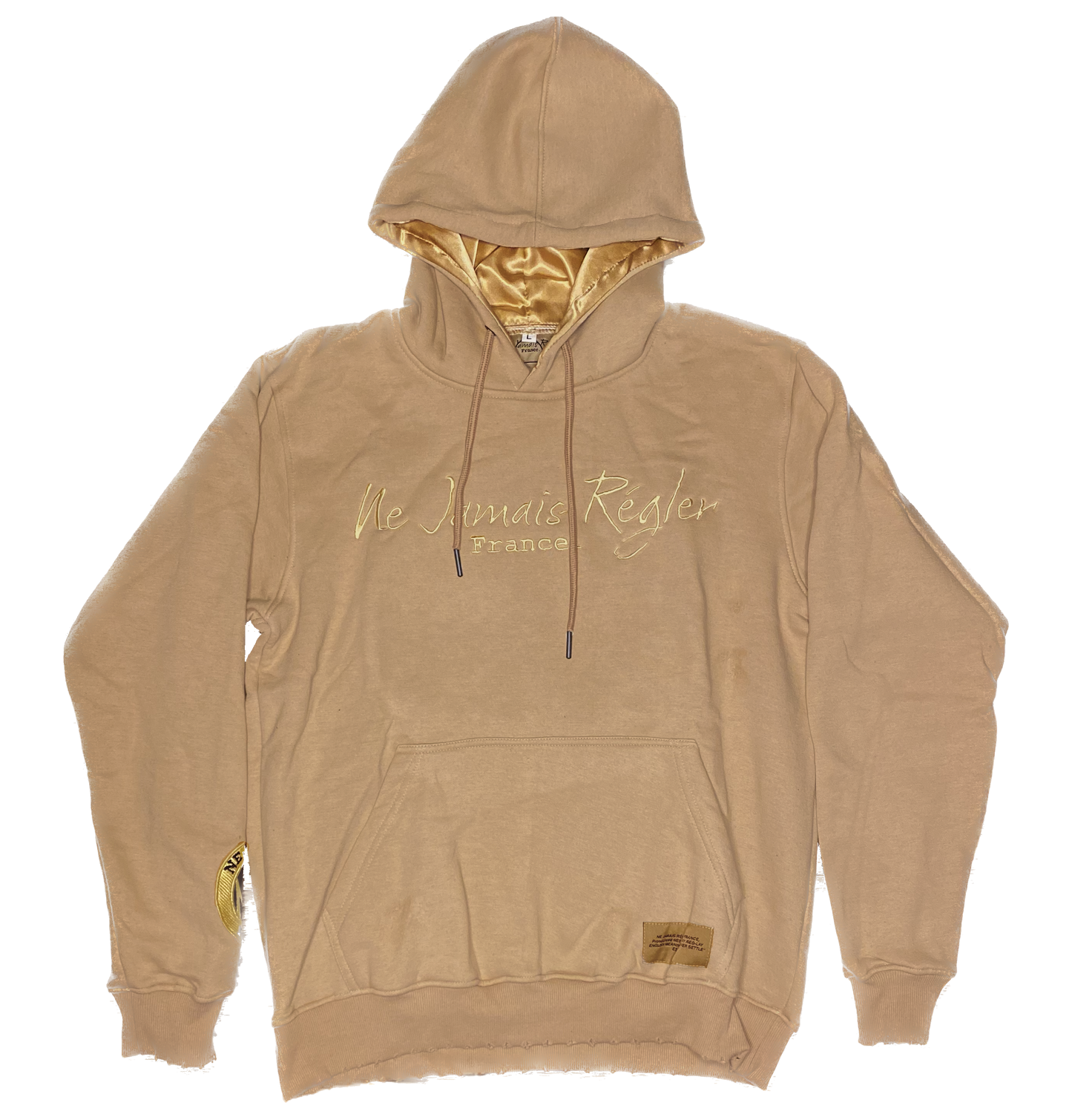 RÉGLER SATIN Purple Hoodie