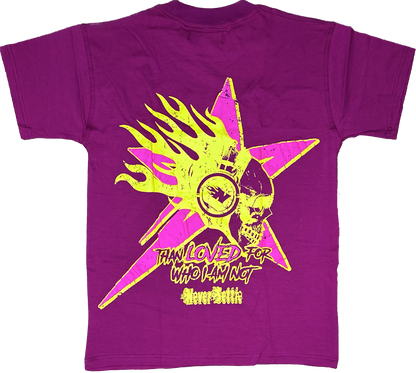 HATE IT OR LOVE IT Purple, Pink & Yellow T-shirt