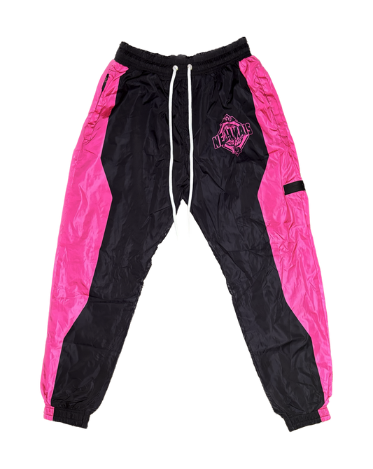 NJR CLASSIC WINDBREAKER Black & Pink Pants