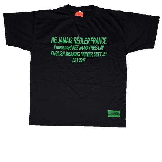 ORIGIN Black & Green T-shirt