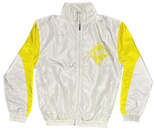 NJR Classic Windbreaker Light Yellow & White Hoodless Jacket