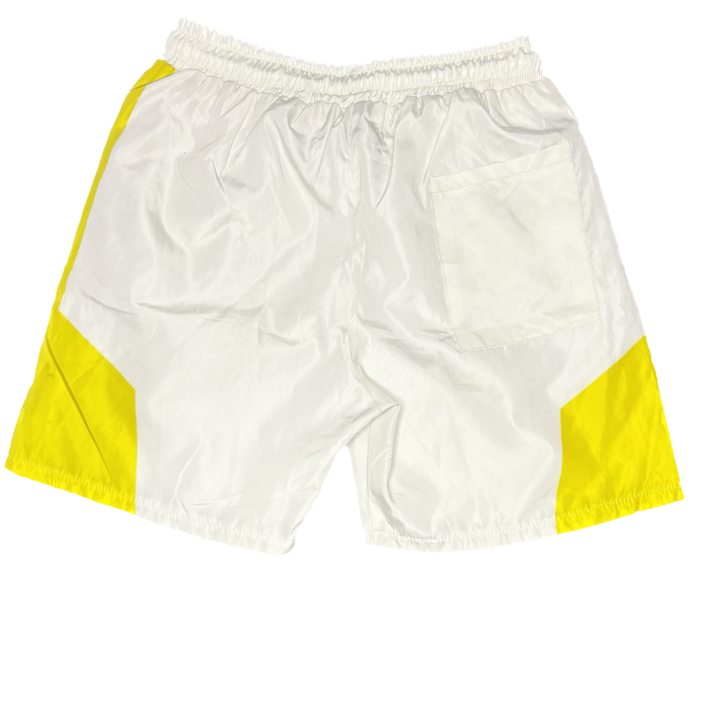 NJR FRANCE Yellow & White Shorts