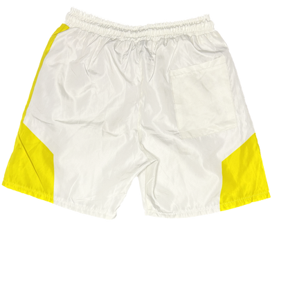 NJR FRANCE Yellow & White Shorts